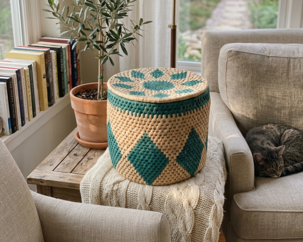 Storage Basket with Lid